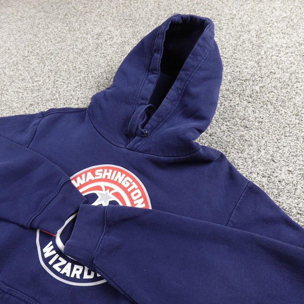 Washington Wizards Hoodie Mens S Blue NBA Basketball Fanatics Sweatshirt Sweater